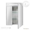 Зеркальный шкаф АКВАТОН Сильва 60 дуб фьорд