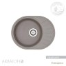 Мойка кухонная АКВАТОН Чезана, серый шелк Мойка кухонная АКВАТОН Чезана, серый шелк